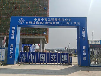 Башенные краны и строительные подъемники, используемые в проекте строительства промышленного предприятия